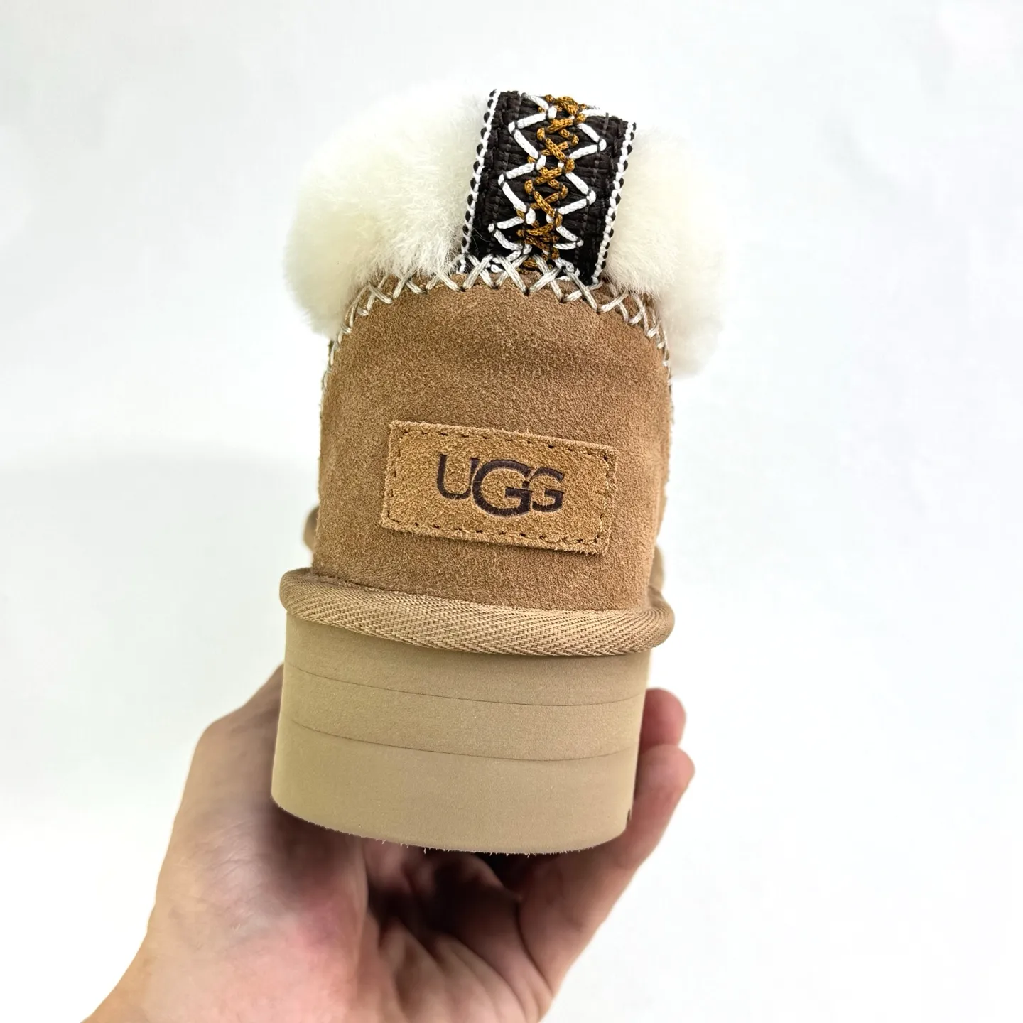 Local 💰600 Thick-soled Alpine Series# Hand-stitched design High mercerized cow suede➕Fur integrated lining Size 35 36 37 38 39 40